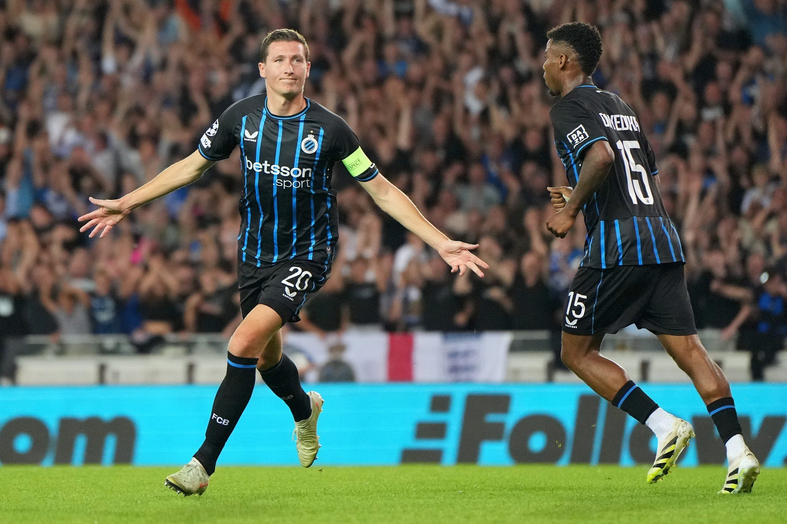 Club Brugge, Union St Gilloise'yi 5-0 yenerek şampiyonluk yarışında avantaj sağladı.