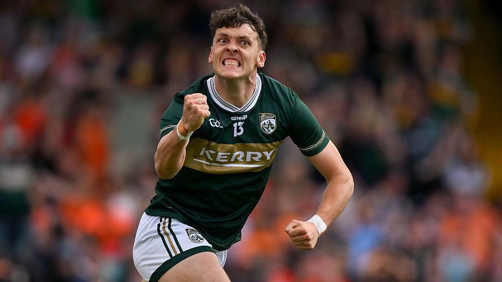 Kerry, Armagh'ı 4-18 ile geçerek çeyrek finale yükseldi.