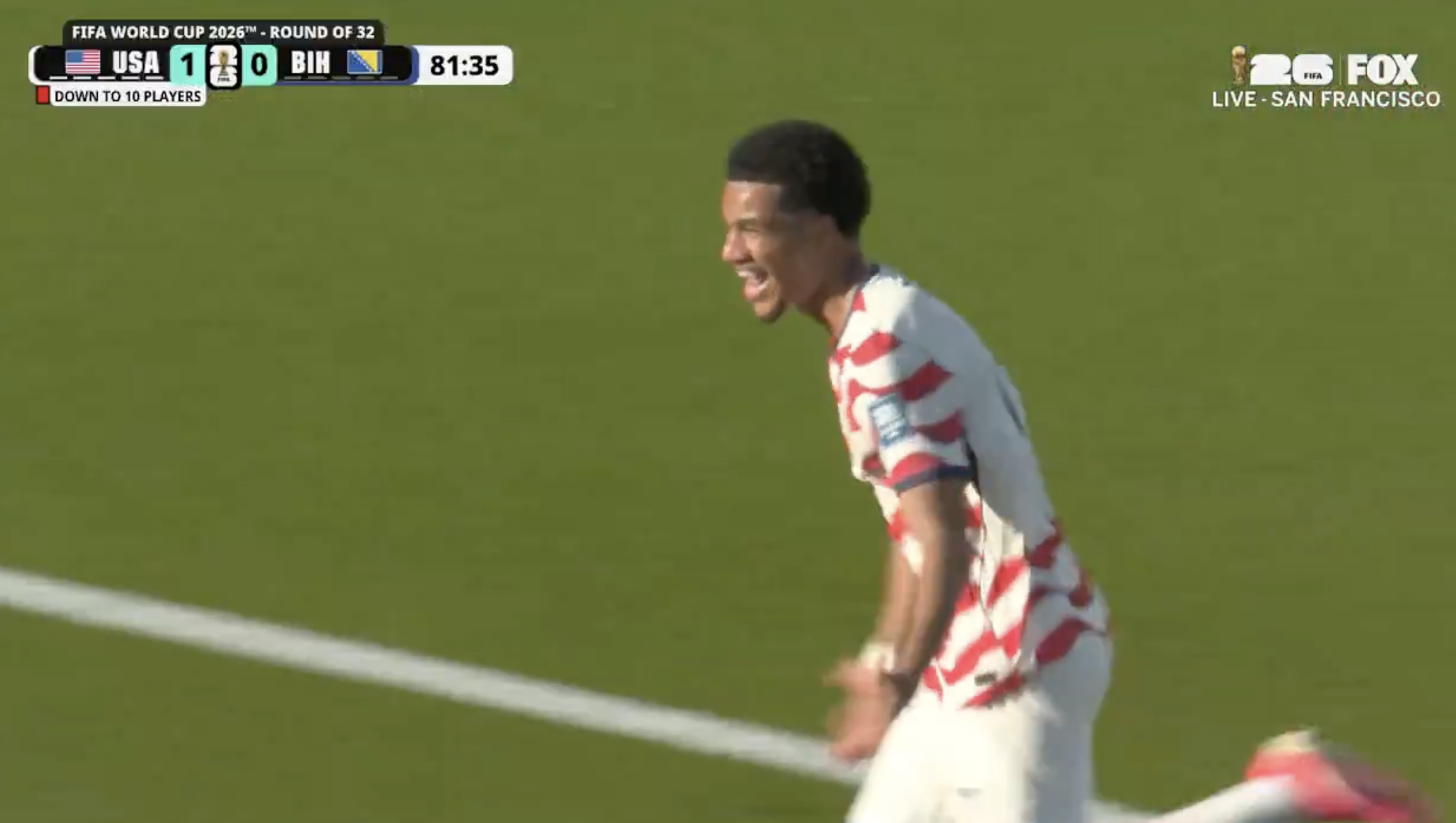 Malik Tillman, Bosna-Hersek karşısında serbest vuruştan attığı golle ABD'yi 2-0 öne geçirdi.