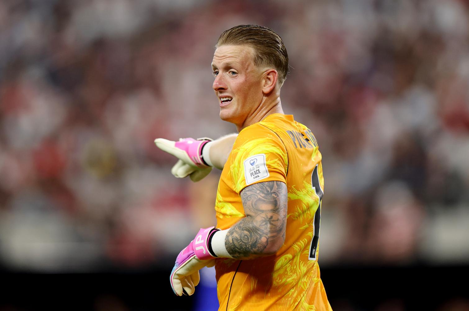 Pickford, İngiltere'nin büyük turnuvalardaki en başarılı kalecisi olmaya devam ediyor.