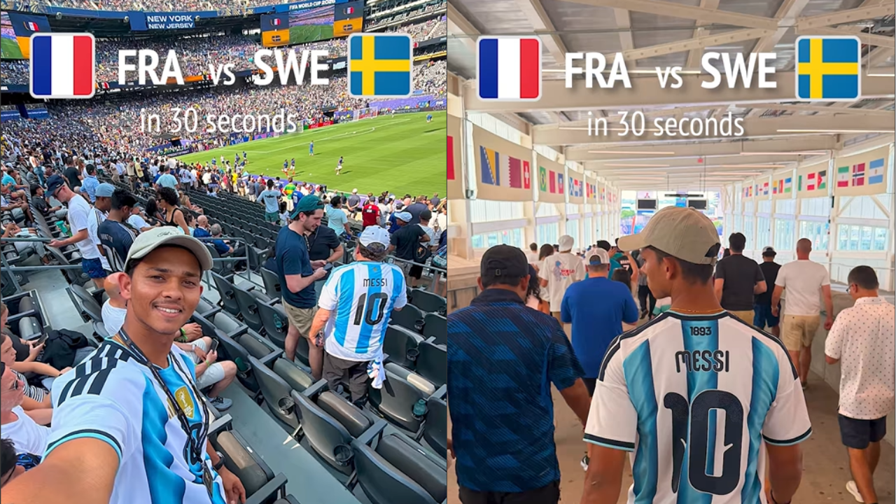 Yashasvi Jaiswal, FIFA Dünya Kupası maçında Messi formasıyla görüntülendi.