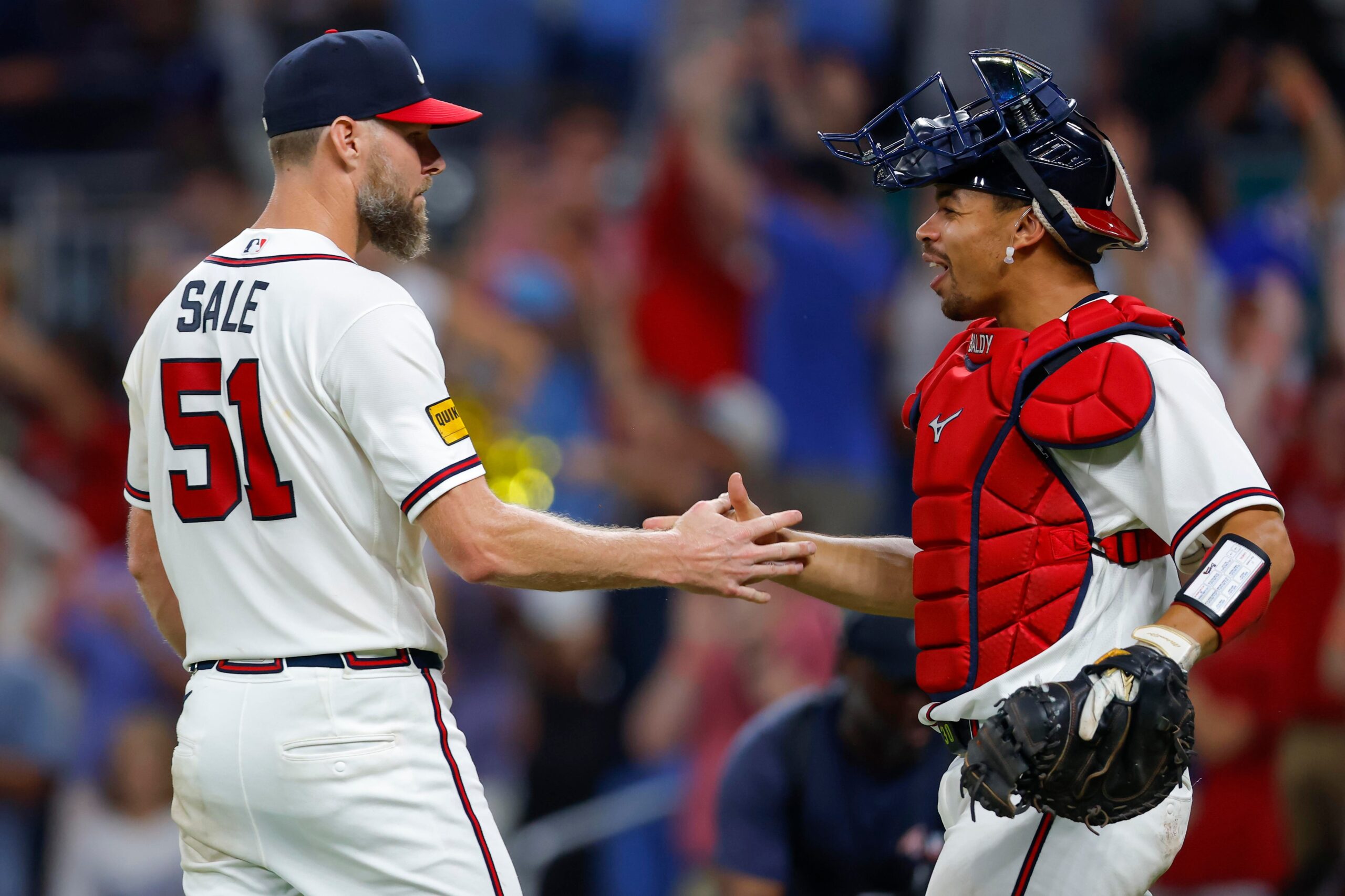Chris Sale, Braves ile Dodgers'ı 1-0 yenerek tamamladı.