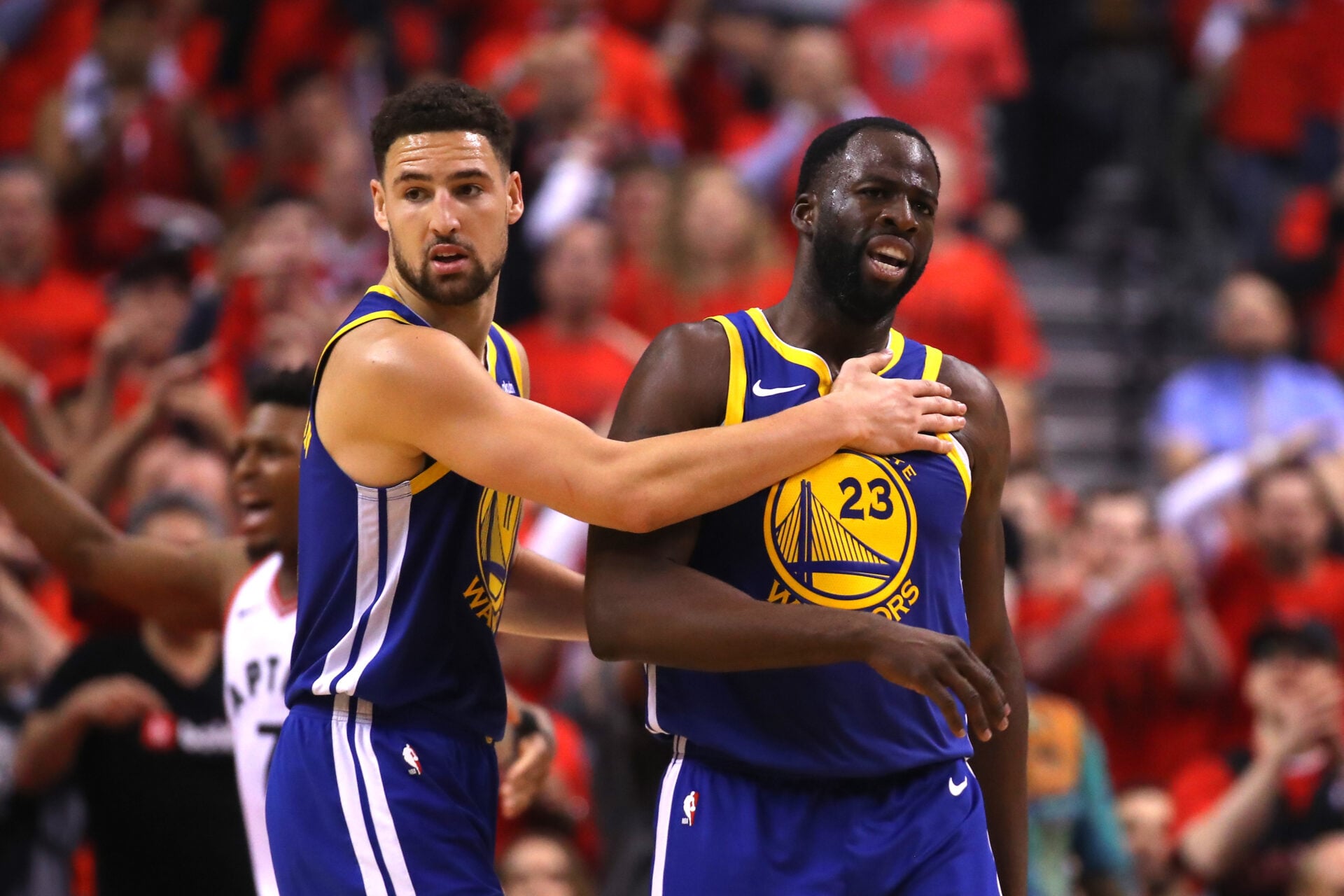 Draymond Green, Klay Thompson'un Miami Heat'e transferine tepki gösterdi.