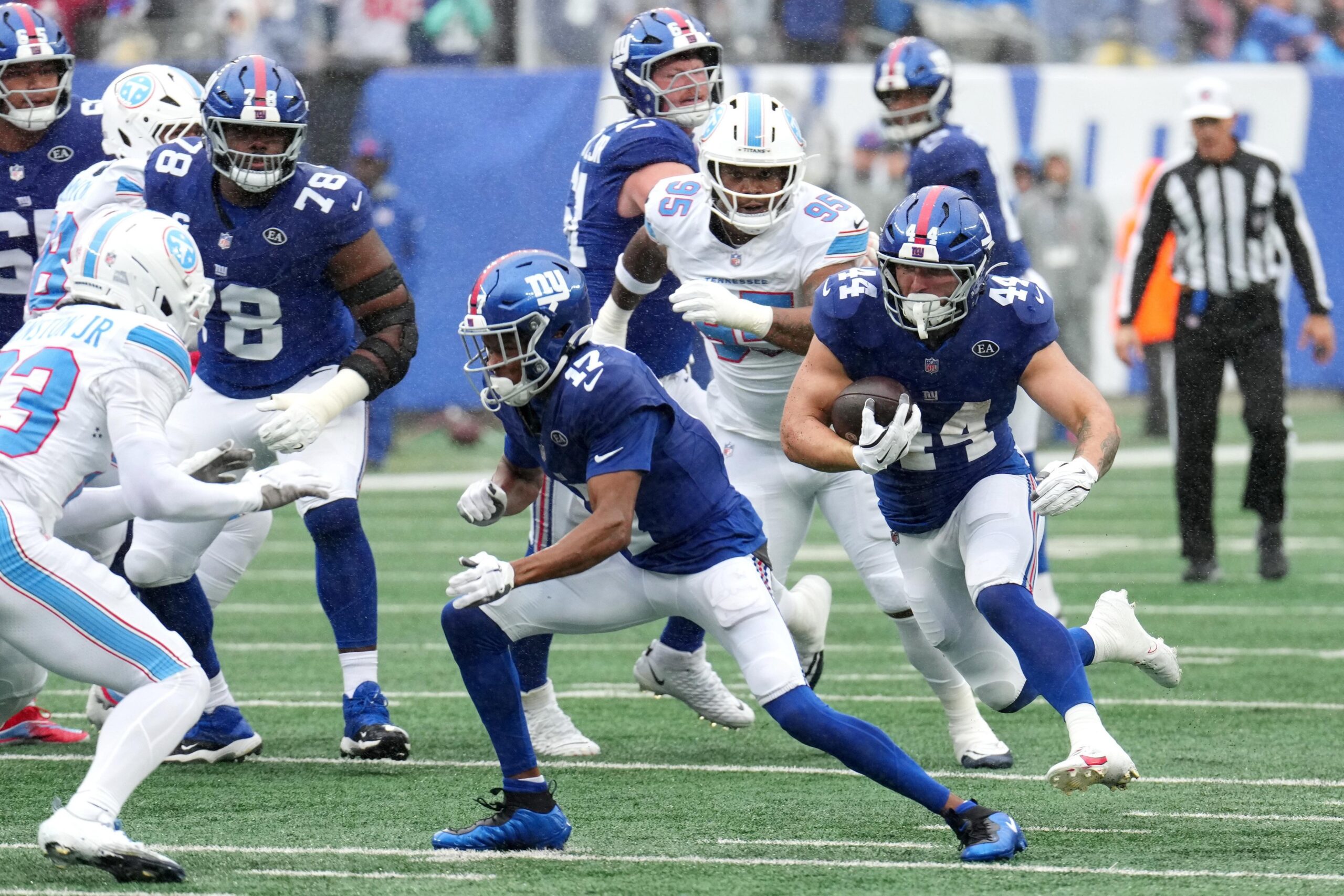 Giants, Titans ile karşı karşıya: Maçta son durum 12-0.