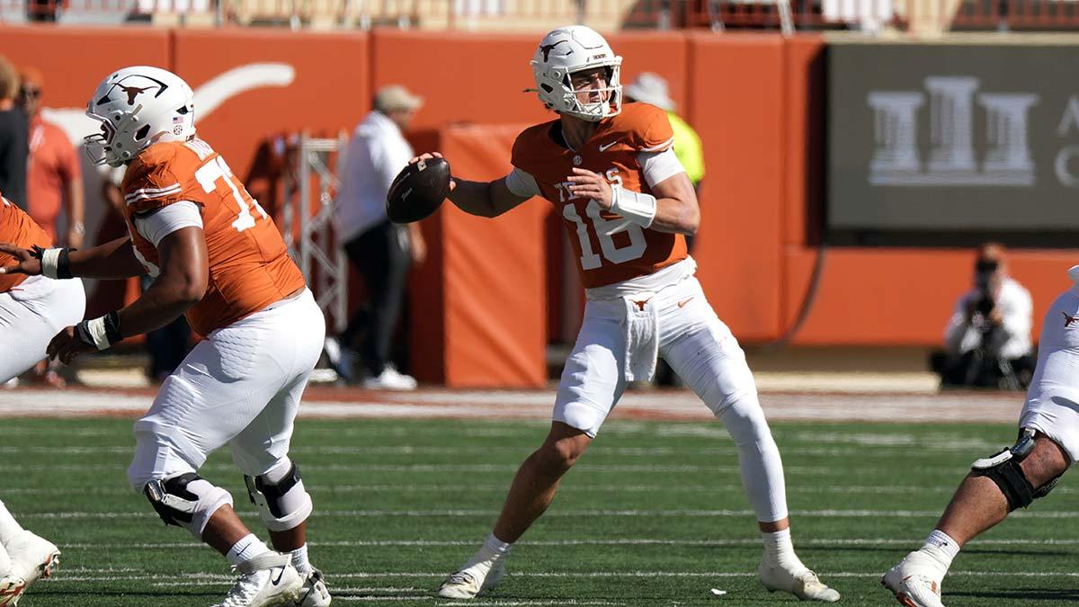 Arch Manning, Texas'ın QB1'liği için Ole Miss karşısında son şansını kullanacak.
