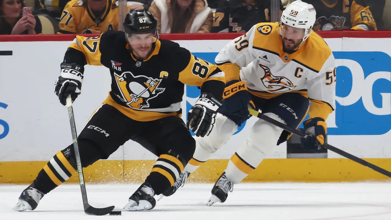 Penguins, Crosby'nin asist rekorunu eşitleyerek Predators'ı mağlup etti.