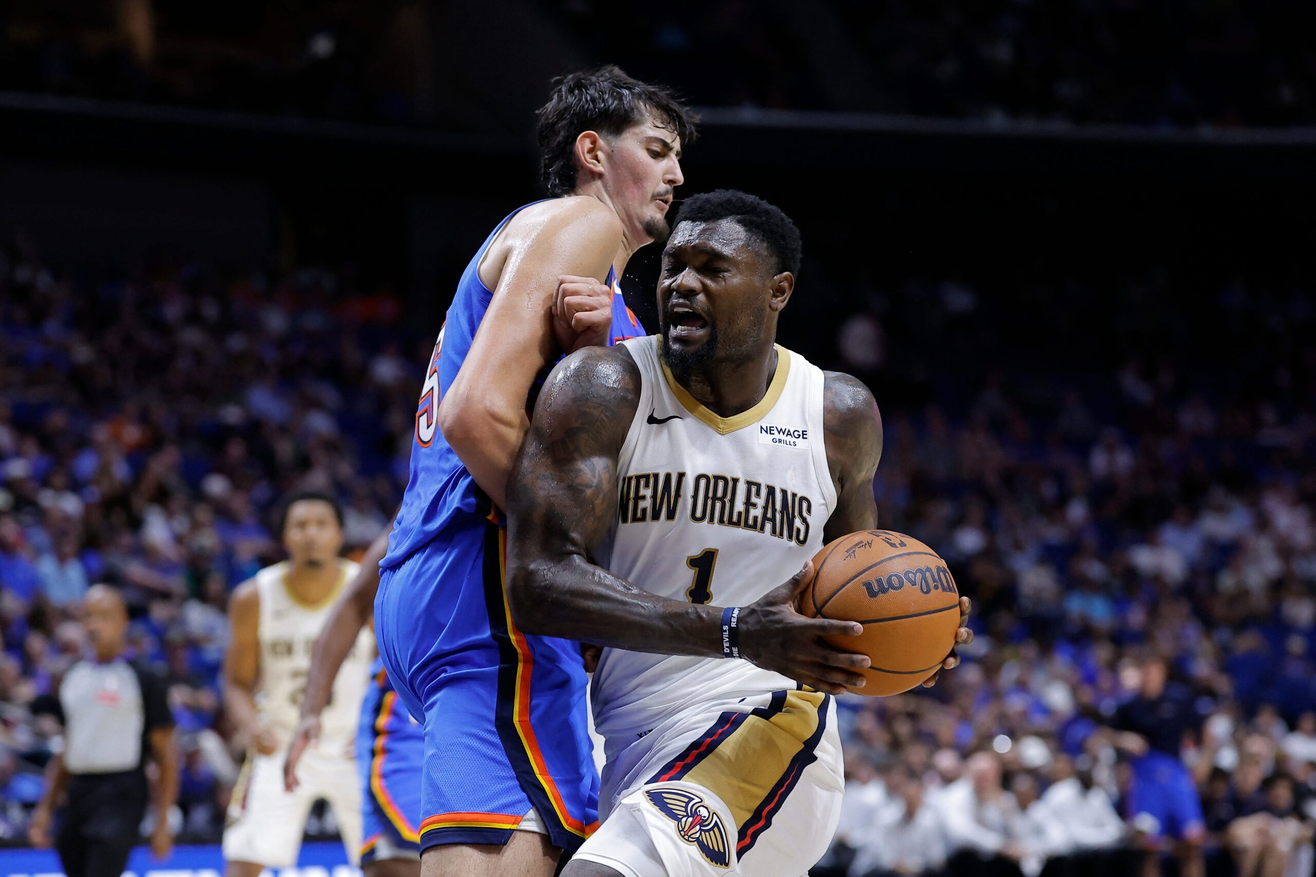 Thunder, Pelicans'a karşı 116-110'luk ön sezon kaybında ilk yarıda etkileyici bir performans sergiledi.