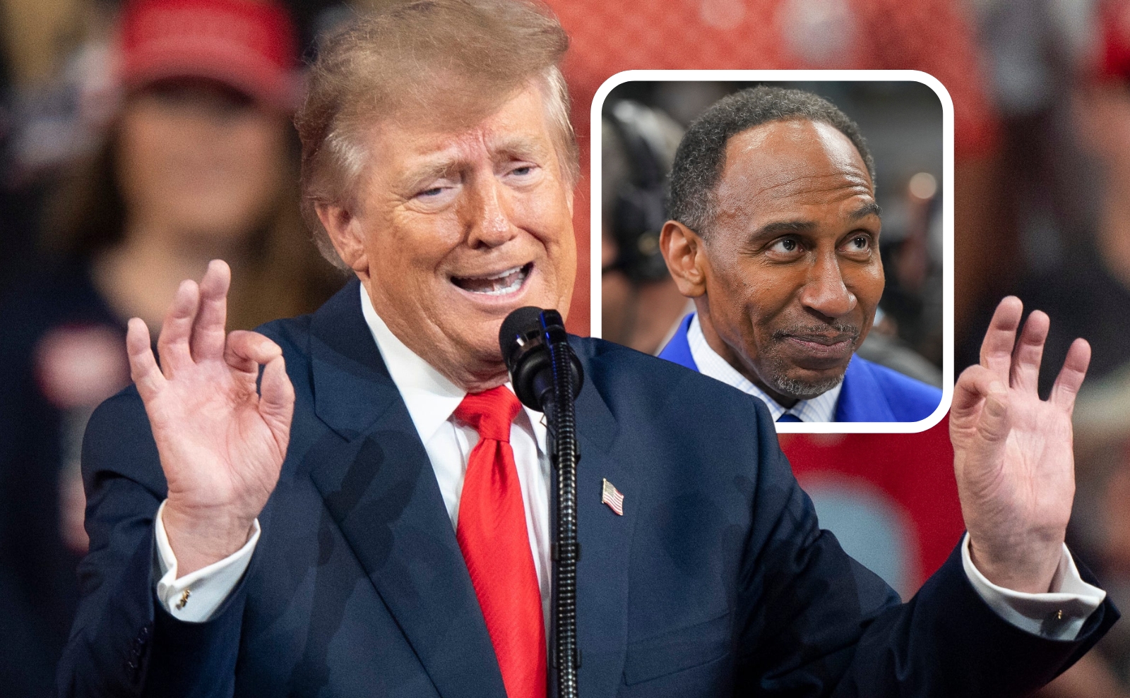 Trump, Stephen A. Smith hakkında fikrini değiştirdi.